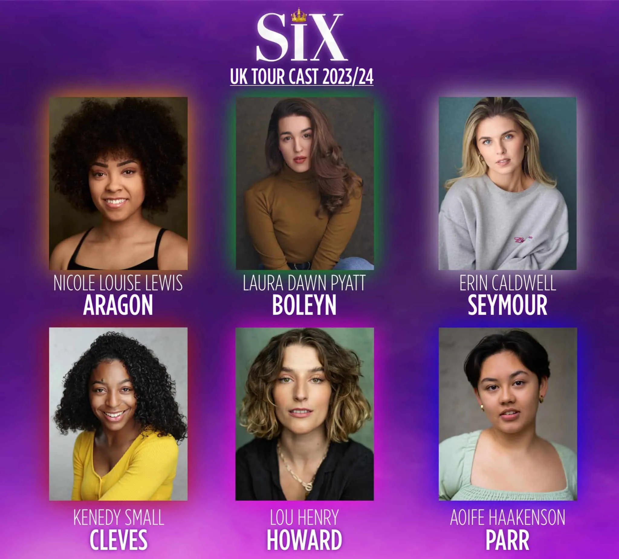 Six cast announcement Winter Gardens Blackpool