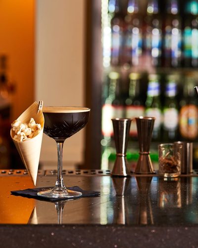 Photo of a cocktail in the Floral Lounge within the Winter Gardens